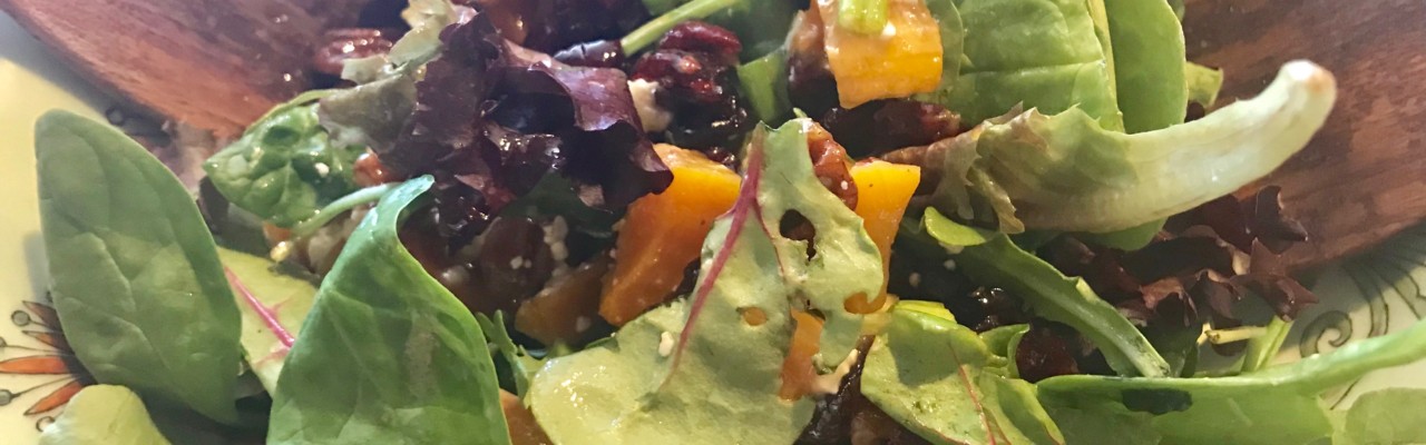 Festive Mixed Greens Salad