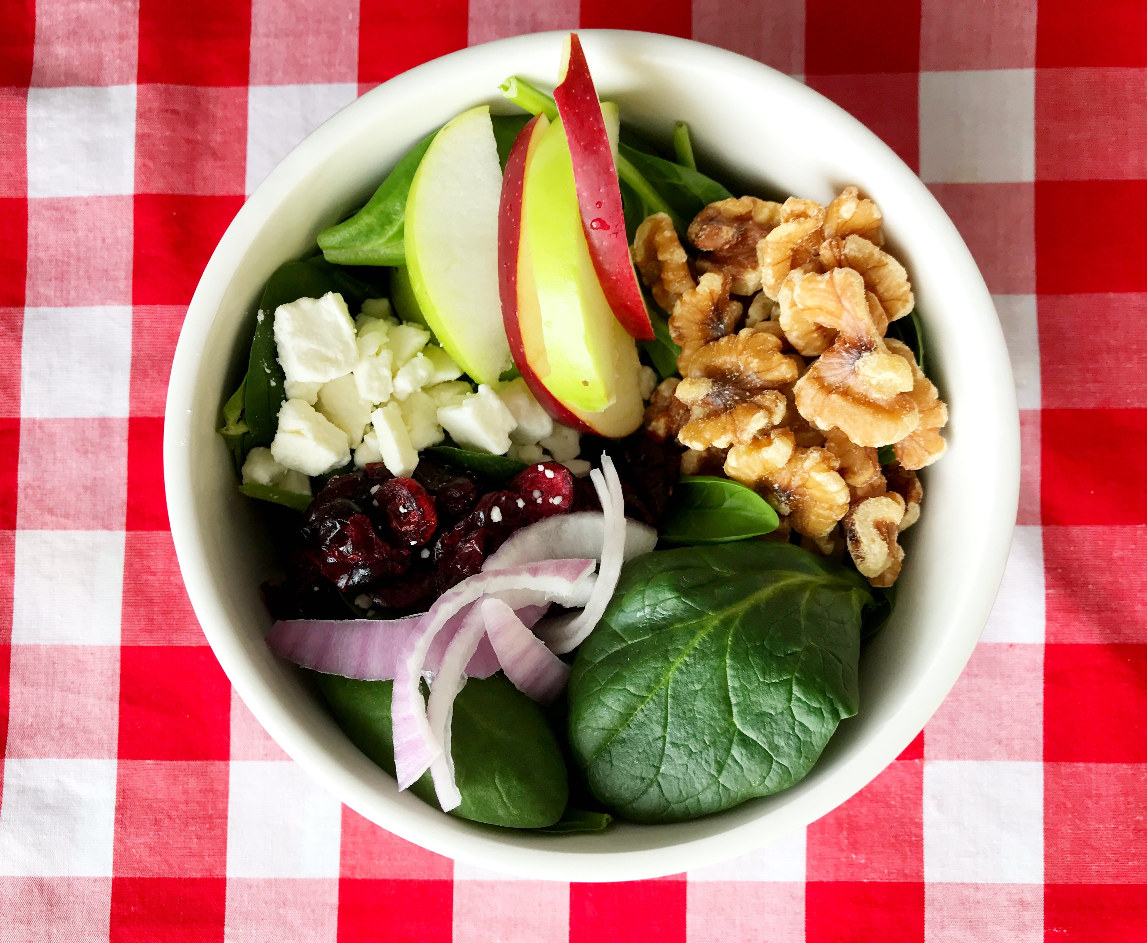Apple Spinach Salad