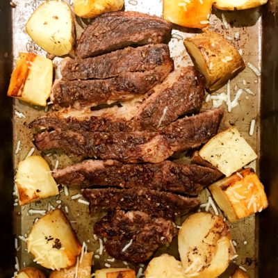 sheet pan steak and potatoes
