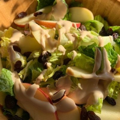 Apple Walnut Raisin Salad