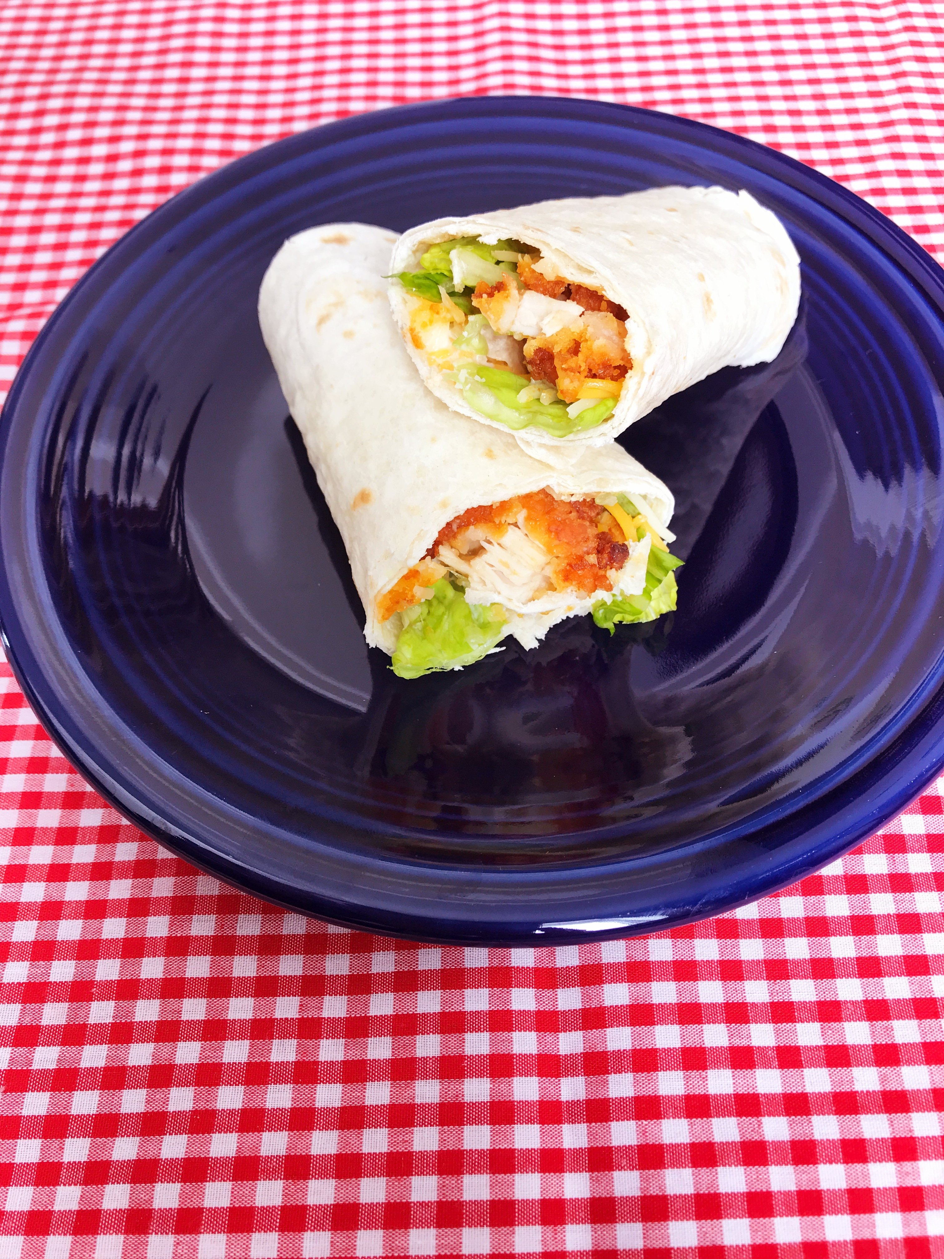 Buffalo Chicken Wraps | The Gingham Apron
