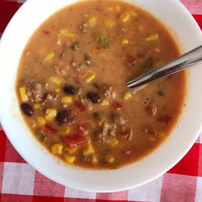 Slow Cooker Nacho Soup