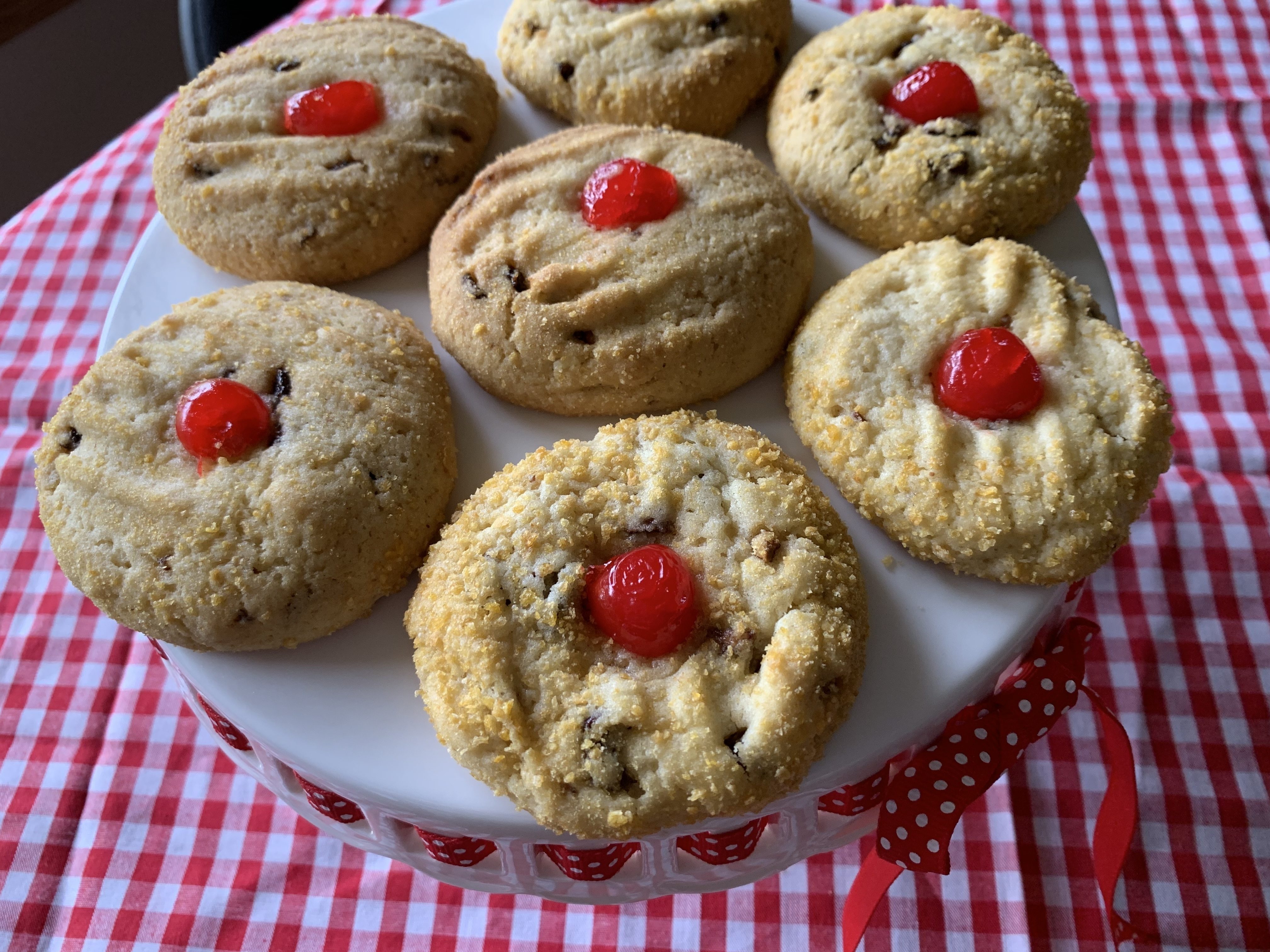 Cherry Wink Cookies The Gingham Apron