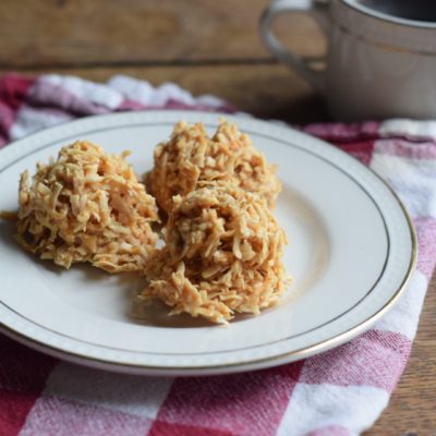 Peanut Butter Coconut No Bake Cookies (Sugar-free, keto!)