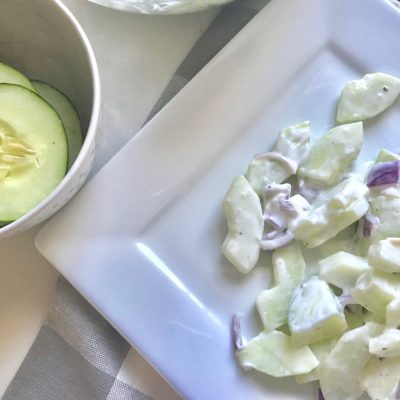 Creamy Cucumber Salad