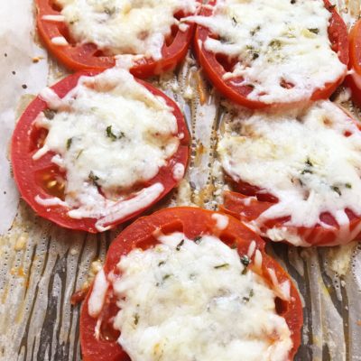 Baked Tomatoes with Mozzarella