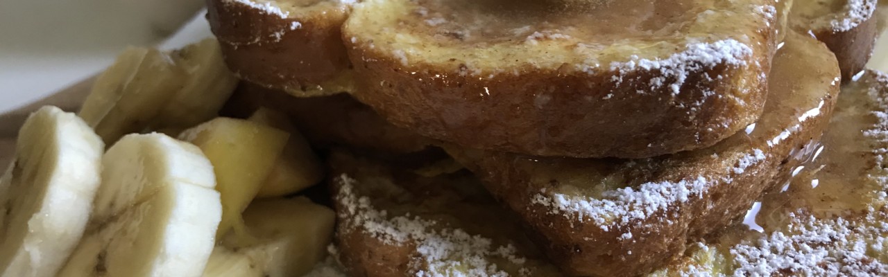 French Toast with Homemade Syrup