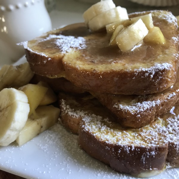 French Toast with Homemade Syrup