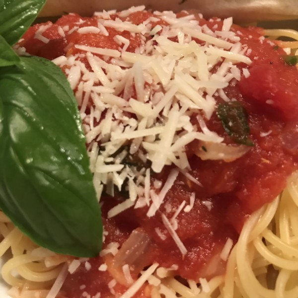Canned Tomatoes & Homemade Spaghetti Sauce