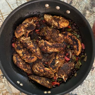 Blackened Mango Chicken Skillet