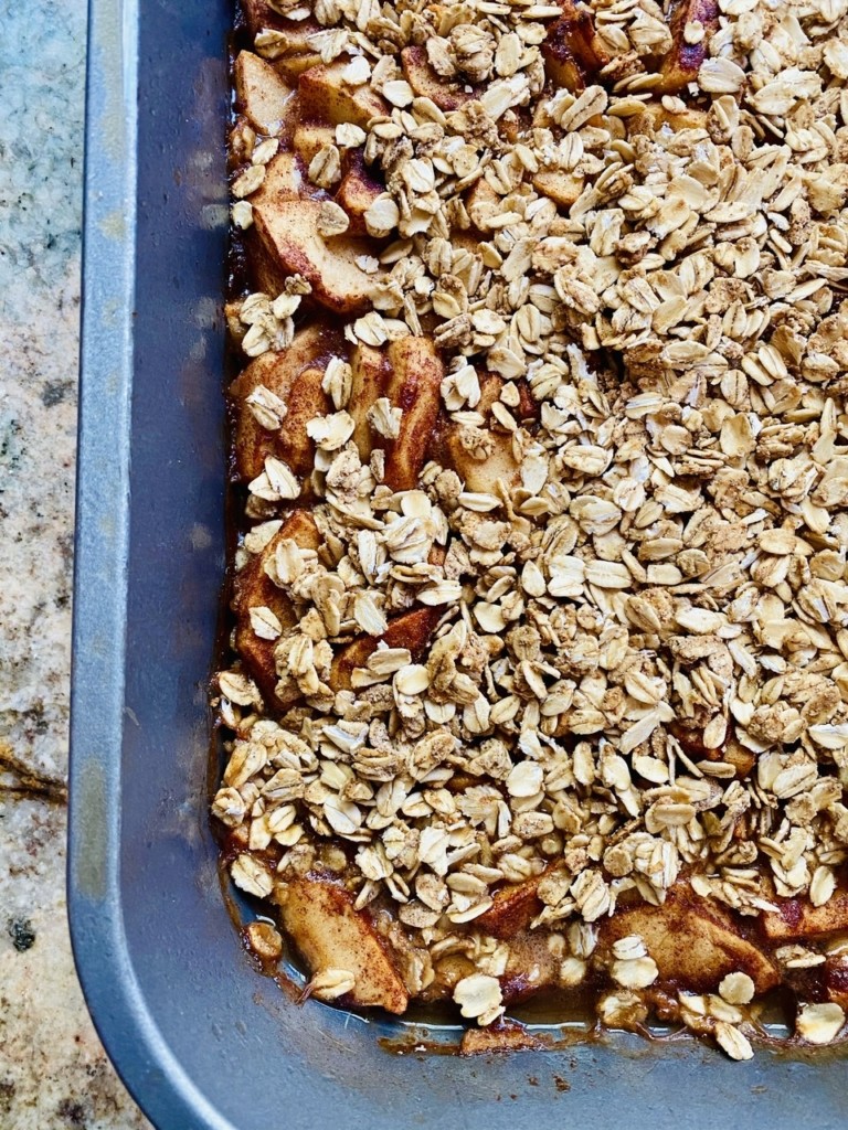 Sugar Free Apple Crumble