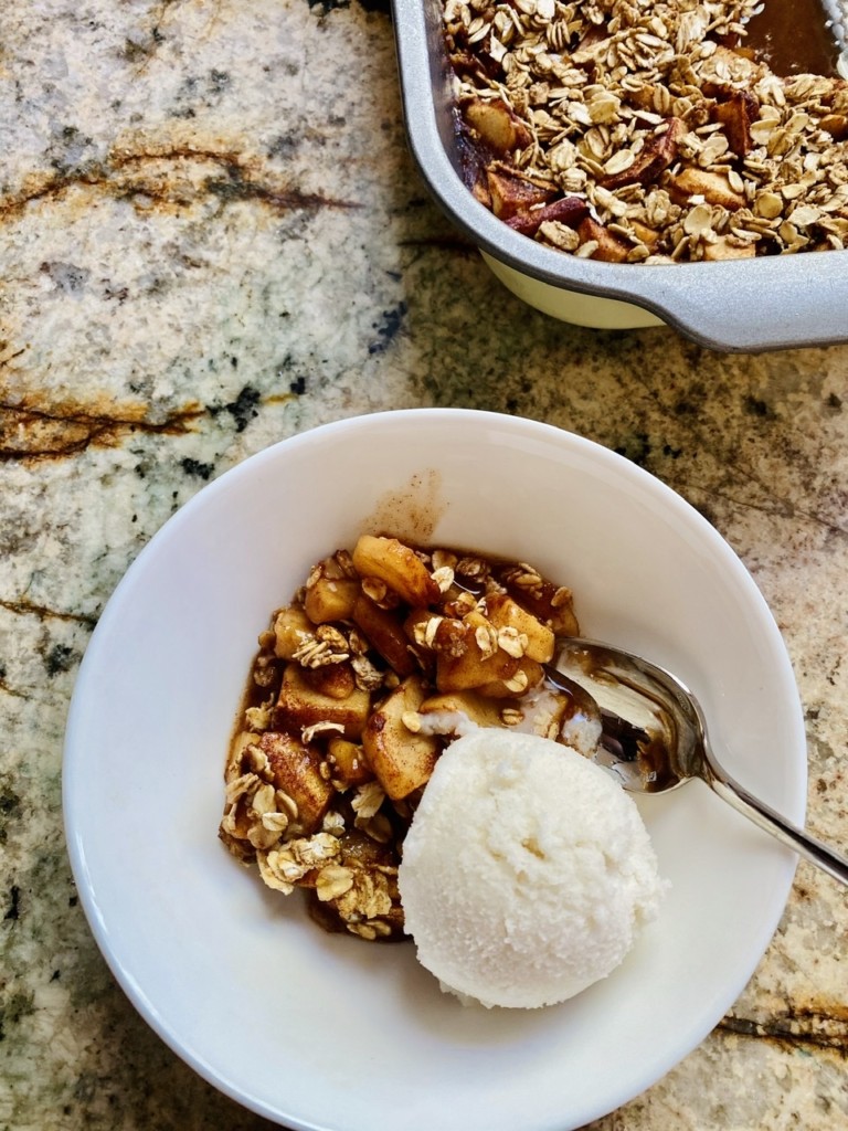 Sugar Free Apple Crumble