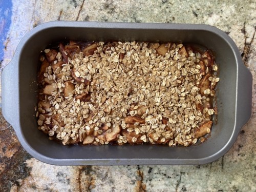 Sugar Free Apple Crumble