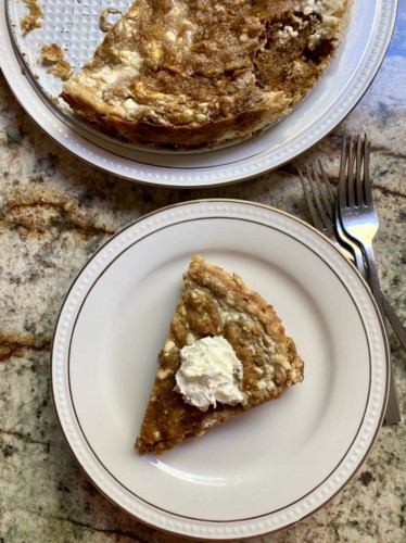 Sugar Free Pumpkin Swirl Cheesecake