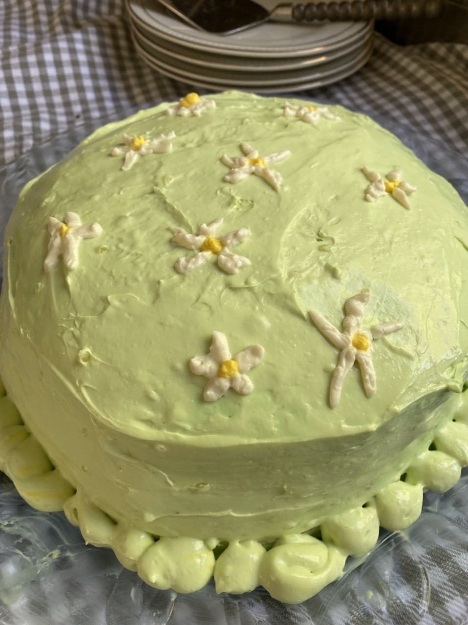 Sugar free white cake The Gingham Apron