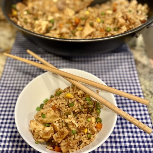 healthy chicken fried rice