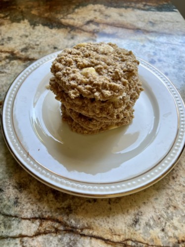 Sugar Free Oatmeal White Chocolate Chip Cookies