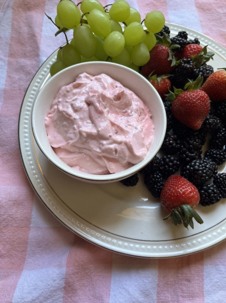 Light, Refreshing Fruit Dip (Sugar free!)