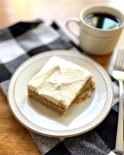Sugar Free Pumpkin Bars with Cream Cheese Frosting